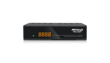 Amiko Mini Combo H-265 Extra mindigTV vevő, műholdvevő (DVB-S) és kábeltévé (DVB-C) vevő és rögzítő ára