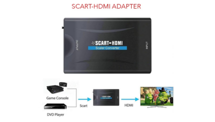  SCART-HDMI Digitális átalakító adapter