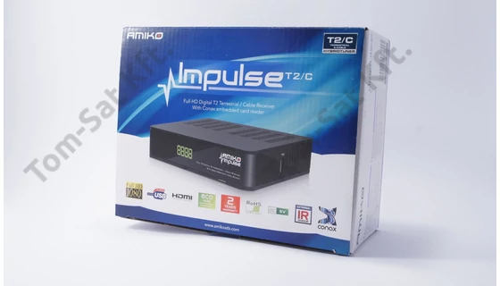 Amiko Impulse T2 HD mindigTV  szabadon fogható digitális csatornák vételére alkalmas vevő dekóder