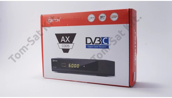 Orton HD AX C 305 digitális kábeltévé (DVB-C) vevő és rögzítő