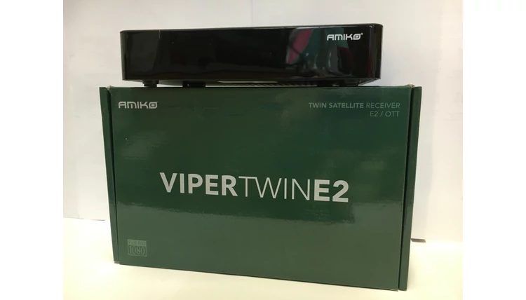 Amiko Viper Twin Enigma2 dupla tuneres műholdvevő (DVB-S) és rögzítő