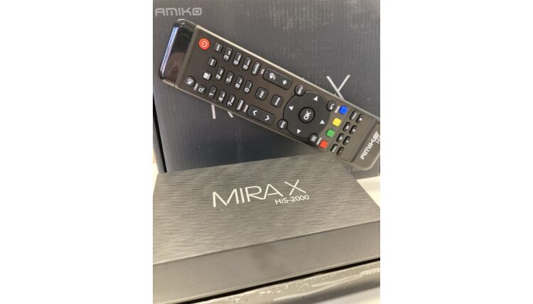 Amiko Mira X HiS-2000 Hibrid DVB S2 és DVB SX2 Linux műholdvevő 