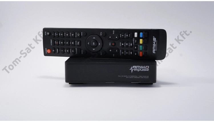 Amiko Impulse T2 HD mindigTV  szabadon fogható digitális csatornák vételére alkalmas vevő dekóder