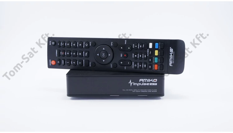 Amiko Impulse Sat műholdvevő (DVB-S) és rögzítő beépített WiFi-vel