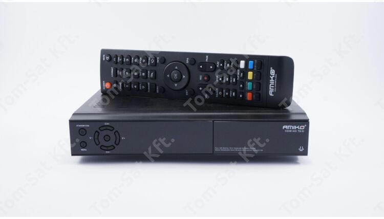 Amiko HD 8265+ DVB-S2 Műholdvevő T2/C földi digitális ( DVB-T HEV-265) és kábeltévé (DVB-C) vevő és rögzítő