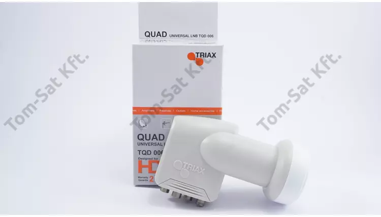 Triax TQD 006 QUAD 4 kimenetű műholdvevő fej (LNB)