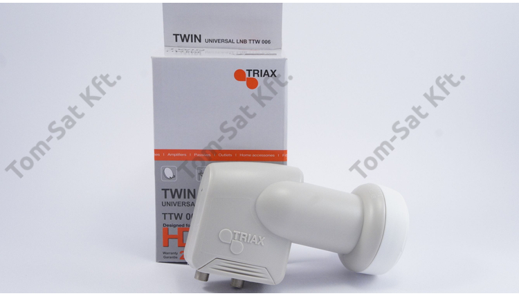 Triax TTW 006 TWIN 2 kimenetű műholdvevő parabola fej (LNB)